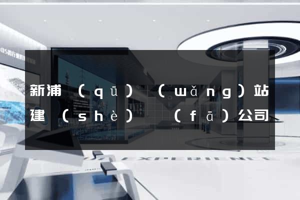 新浦區(qū)網(wǎng)站建設(shè)開發(fā)公司