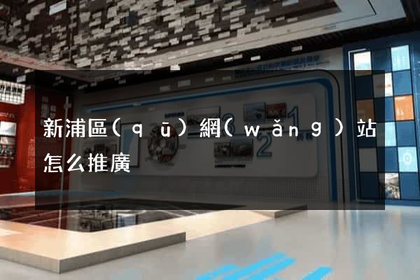新浦區(qū)網(wǎng)站怎么推廣
