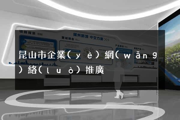 昆山市企業(yè)網(wǎng)絡(luò)推廣