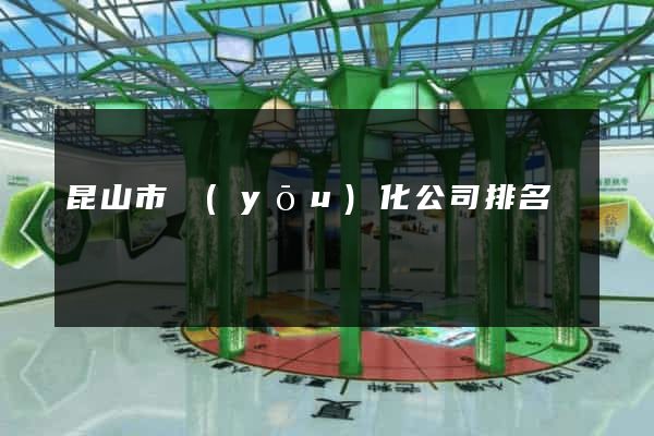 昆山市優(yōu)化公司排名