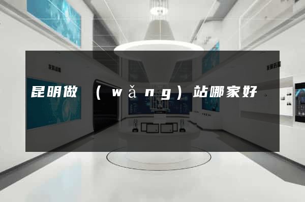 昆明做網(wǎng)站哪家好