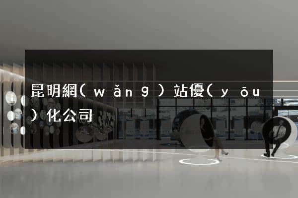昆明網(wǎng)站優(yōu)化公司