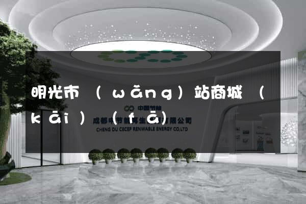 明光市網(wǎng)站商城開(kāi)發(fā)
