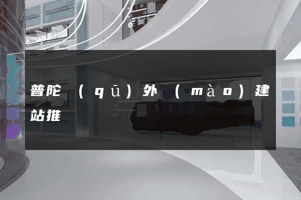 普陀區(qū)外貿(mào)建站推廣