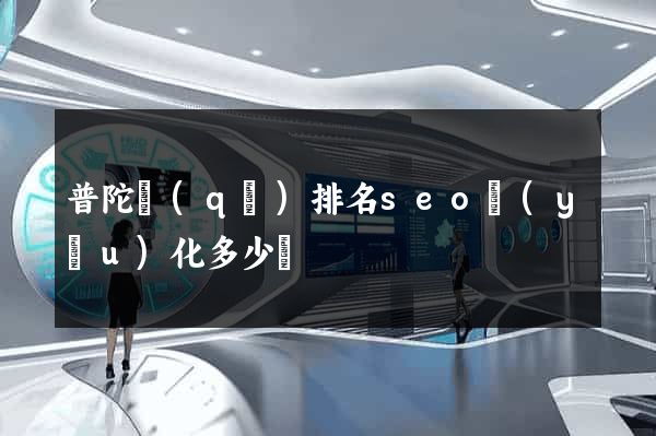 普陀區(qū)排名seo優(yōu)化多少錢