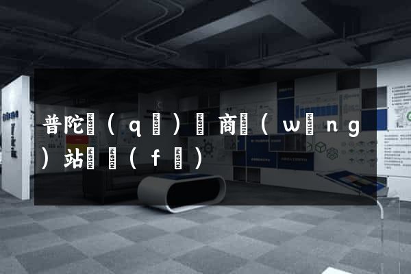 普陀區(qū)電商網(wǎng)站開發(fā)