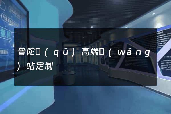 普陀區(qū)高端網(wǎng)站定制