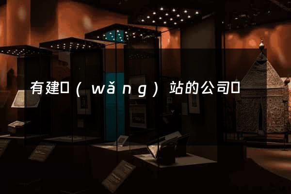 有建網(wǎng)站的公司嗎