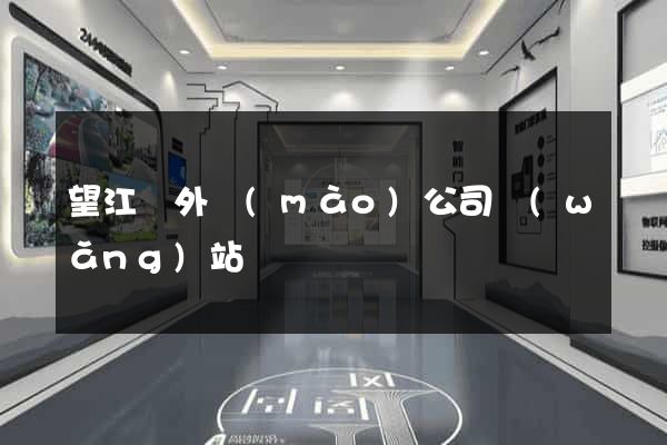 望江縣外貿(mào)公司網(wǎng)站