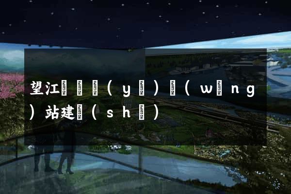望江縣專業(yè)網(wǎng)站建設(shè)