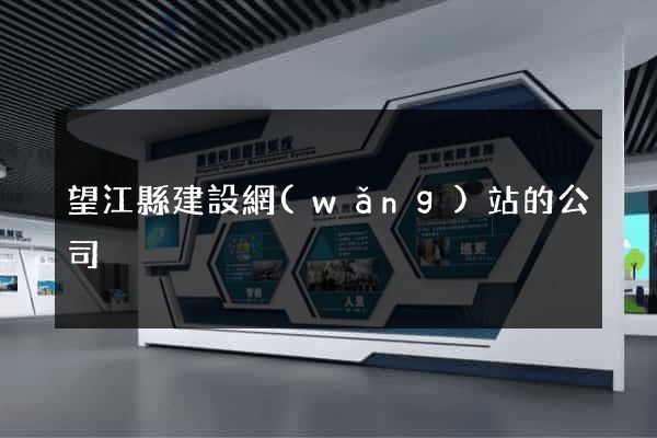 望江縣建設網(wǎng)站的公司
