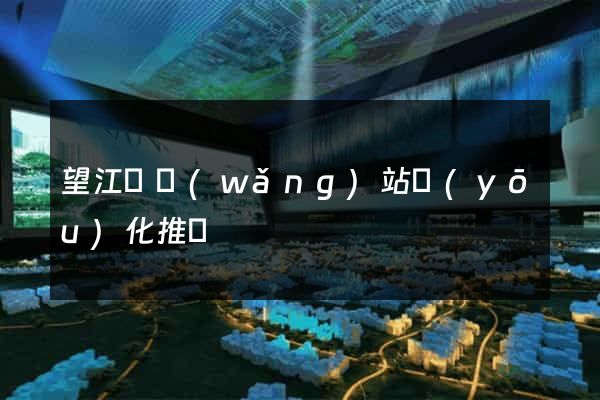 望江縣網(wǎng)站優(yōu)化推廣