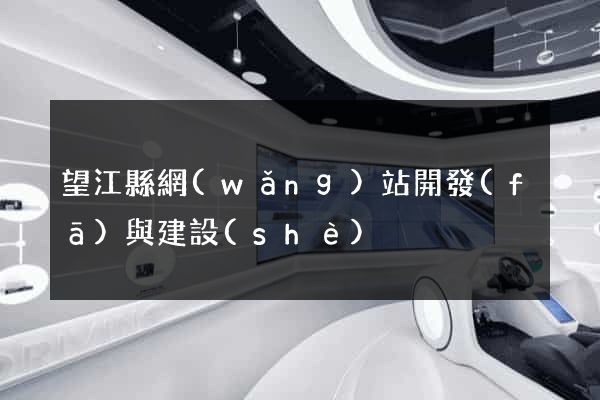 望江縣網(wǎng)站開發(fā)與建設(shè)