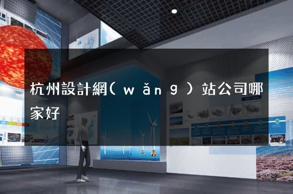 杭州設計網(wǎng)站公司哪家好