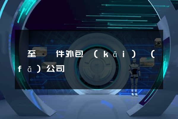 東至縣軟件外包開(kāi)發(fā)公司