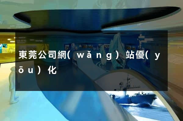 東莞公司網(wǎng)站優(yōu)化