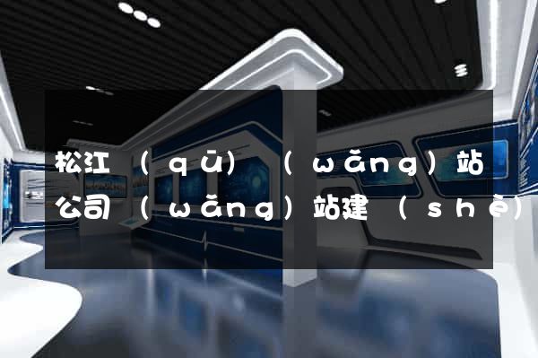松江區(qū)網(wǎng)站公司網(wǎng)站建設(shè)
