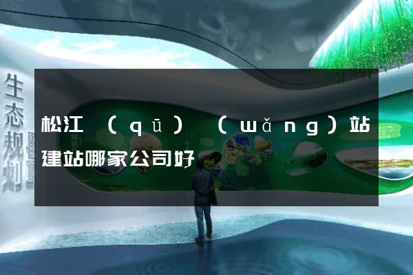 松江區(qū)網(wǎng)站建站哪家公司好