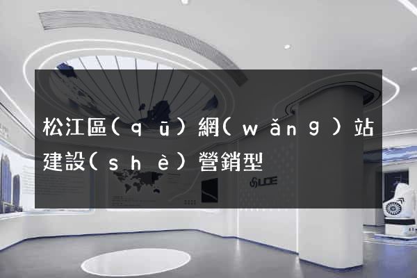 松江區(qū)網(wǎng)站建設(shè)營銷型