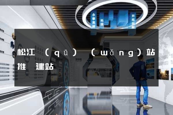 松江區(qū)網(wǎng)站推廣建站
