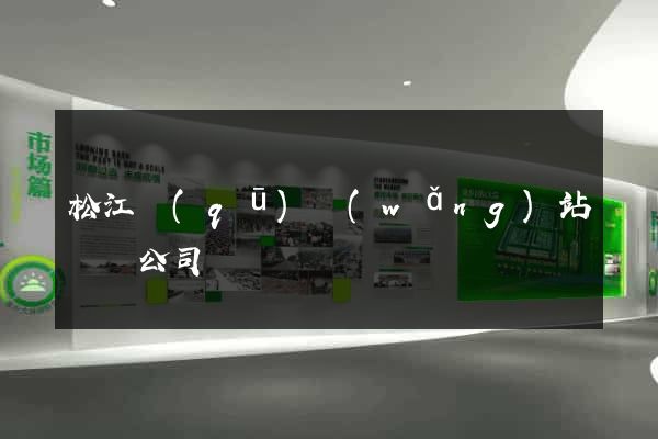 松江區(qū)網(wǎng)站設計公司