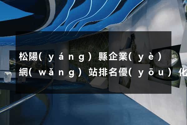 松陽(yáng)縣企業(yè)網(wǎng)站排名優(yōu)化