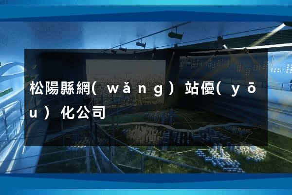松陽縣網(wǎng)站優(yōu)化公司