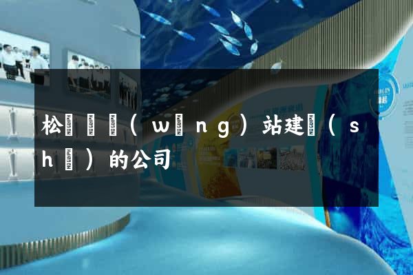 松陽縣網(wǎng)站建設(shè)的公司