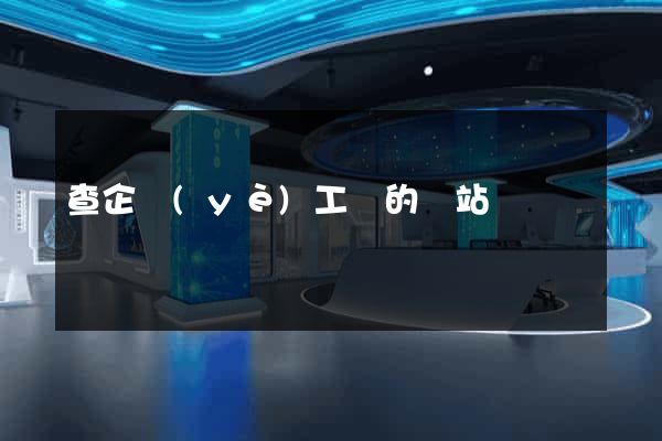 查企業(yè)工資的網站