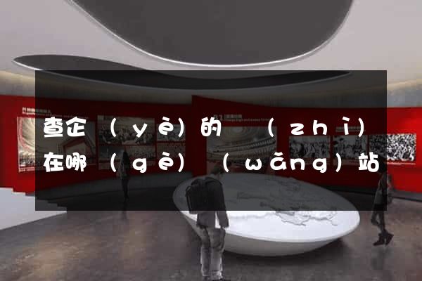 查企業(yè)的資質(zhì)在哪個(gè)網(wǎng)站