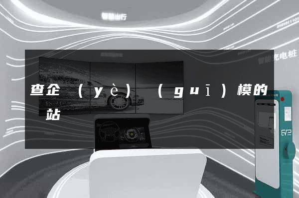 查企業(yè)規(guī)模的網站