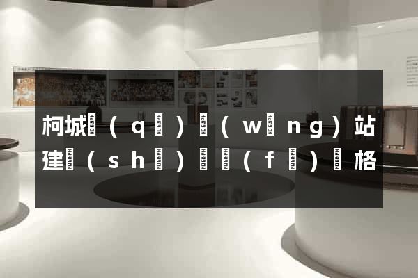 柯城區(qū)網(wǎng)站建設(shè)開發(fā)價格