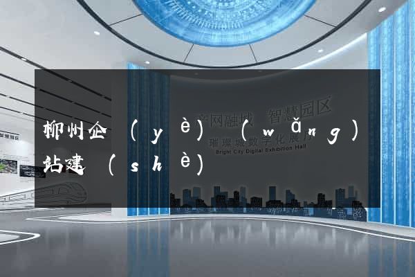 柳州企業(yè)網(wǎng)站建設(shè)