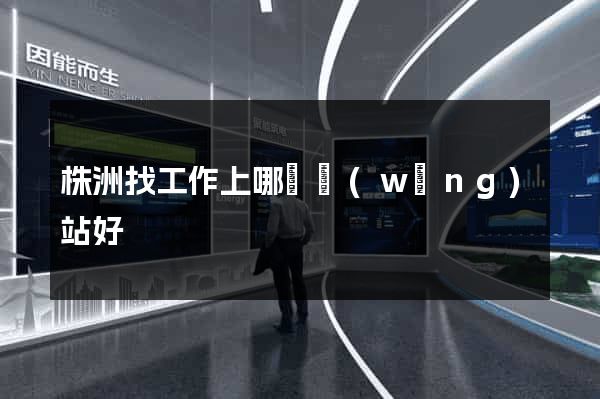 株洲找工作上哪個網(wǎng)站好