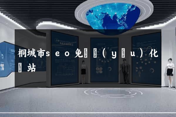 桐城市seo免費優(yōu)化網站