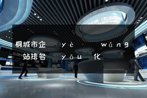 桐城市企業(yè)網(wǎng)站排名優(yōu)化