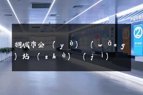 桐城市企業(yè)網(wǎng)站設(shè)計(jì)