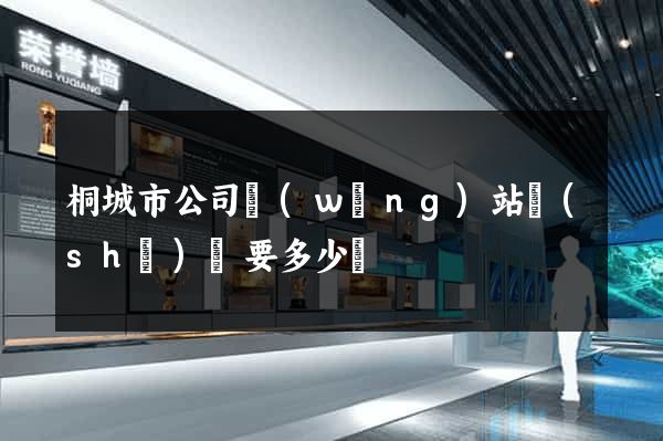 桐城市公司網(wǎng)站設(shè)計要多少錢