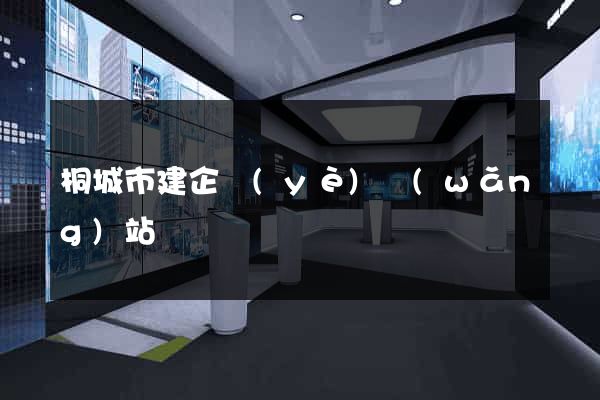 桐城市建企業(yè)網(wǎng)站