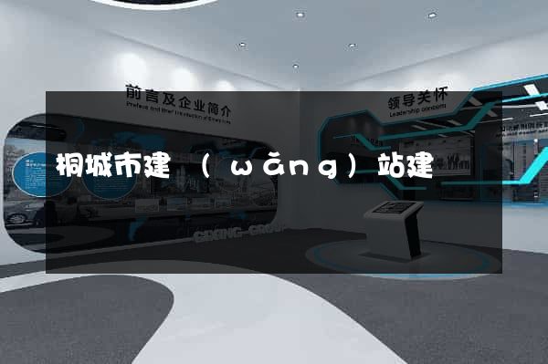 桐城市建網(wǎng)站建設