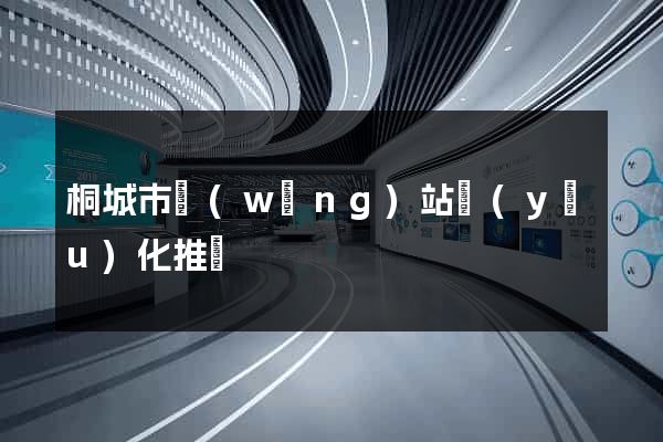桐城市網(wǎng)站優(yōu)化推廣