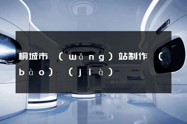 桐城市網(wǎng)站制作報(bào)價(jià)