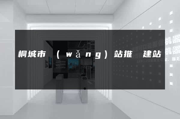 桐城市網(wǎng)站推廣建站