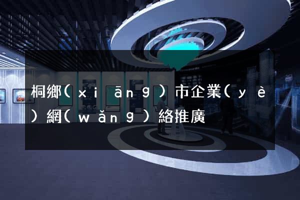 桐鄉(xiāng)市企業(yè)網(wǎng)絡推廣