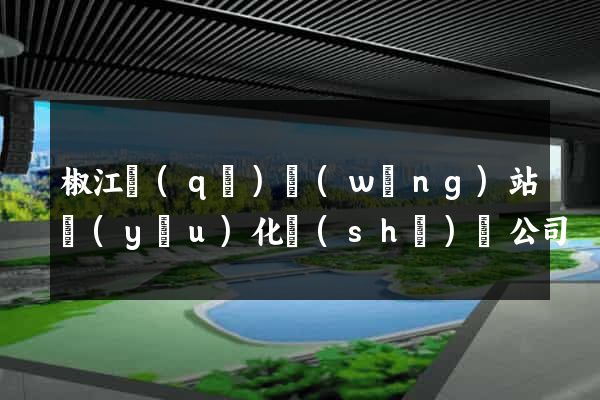 椒江區(qū)網(wǎng)站優(yōu)化設(shè)計公司