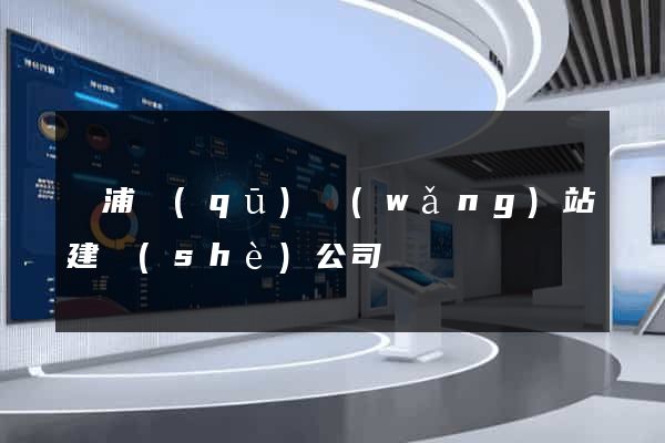 楊浦區(qū)網(wǎng)站建設(shè)公司