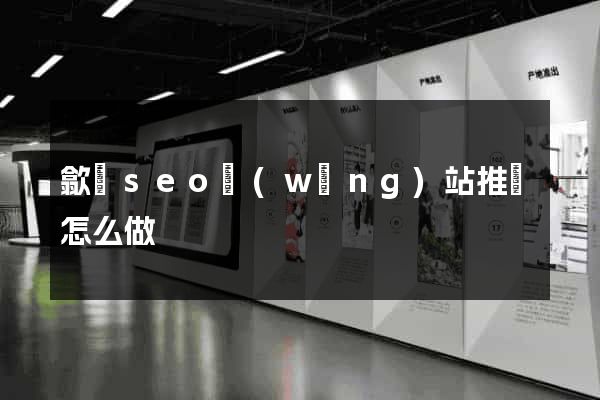 歙縣seo網(wǎng)站推廣怎么做