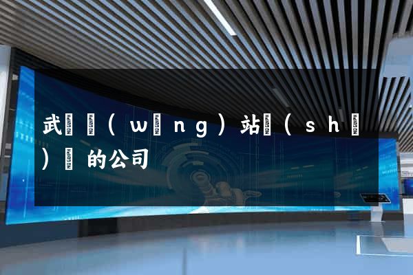 武漢網(wǎng)站設(shè)計的公司