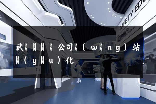 武義縣設計公司網(wǎng)站優(yōu)化