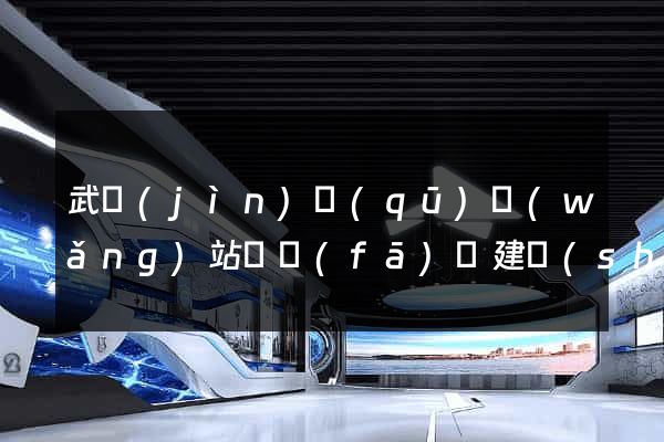 武進(jìn)區(qū)網(wǎng)站開發(fā)與建設(shè)